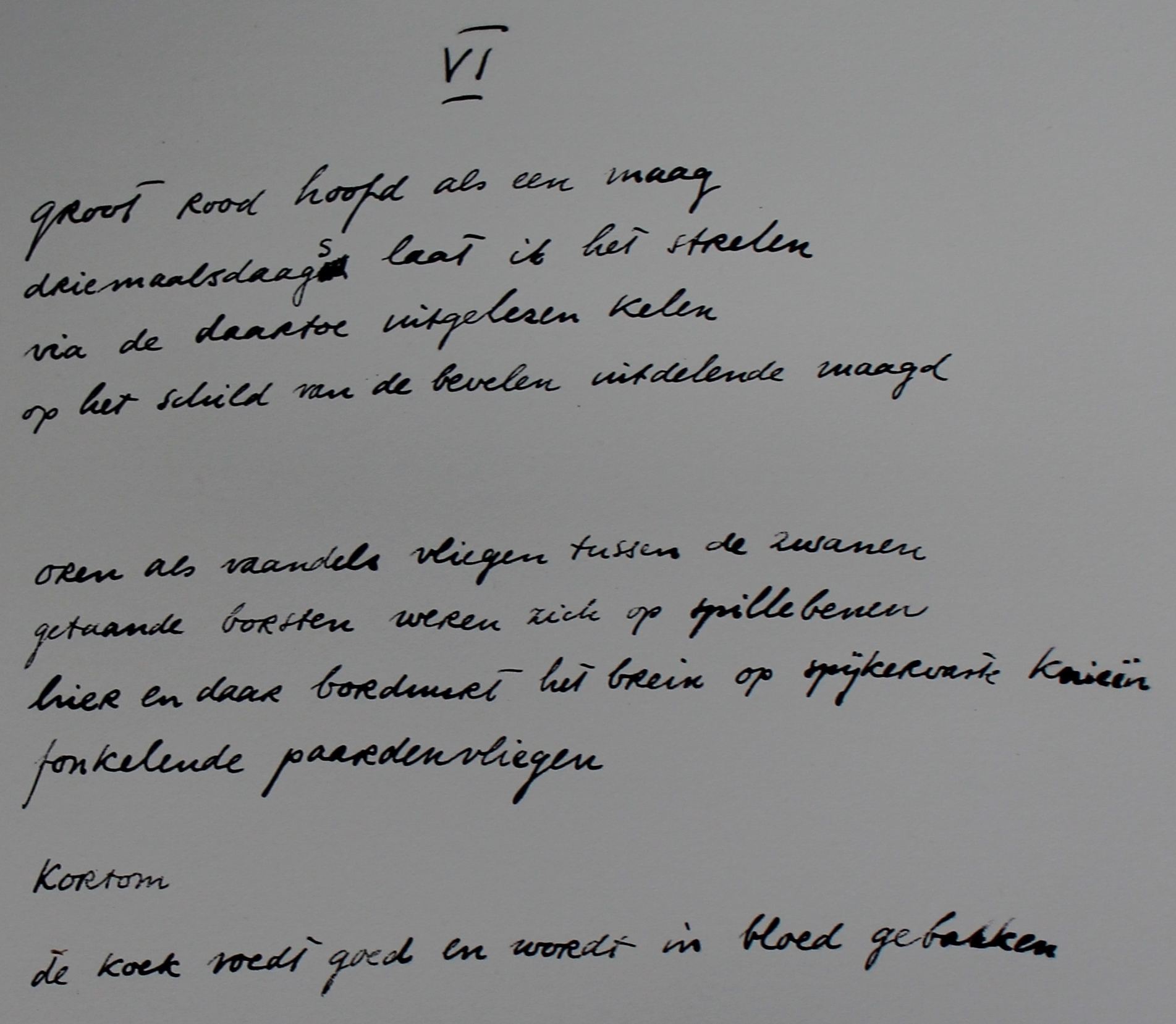 Lucebert - Litho met gedicht - 1969 kopen? Bied vanaf 225!