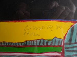 Corneille - Litho, Titel, Nu a la Rose . nieuw ingelijst kopen? Bied vanaf 325!