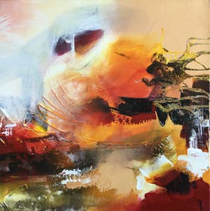 Niet of onleesbaar gesigneerd - ZT - 2 losse delen vormen samen één geheel kopen? Bied vanaf 1!