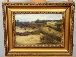 Jean-Baptiste Leopold Van Leemputten - HEIDELANDSCHAP verkocht voor € 370!