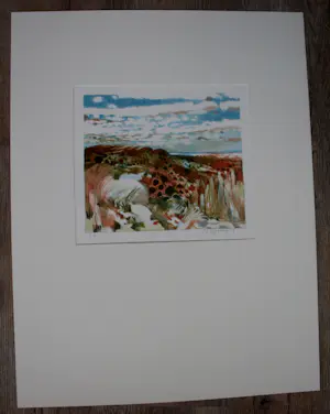 Nicolaas Wijnberg - Litho: duinlandschap - 1984 kopen? Bied vanaf 79!