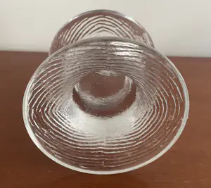 Kosta Boda - Vintage glazen kandelaar ontwerp Rolf Sinnemark kopen? Bied vanaf 20!