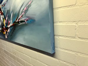 Gena - Abstract Blue kopen? Bied vanaf 300!