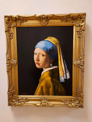 Alfonso Moreno - Meisje met de parel naar Johannes Vermeer kopen? Bied vanaf 375!