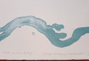 Jeroen Hermkens - Boven- en benedenloop, litho kopen? Bied vanaf 35!