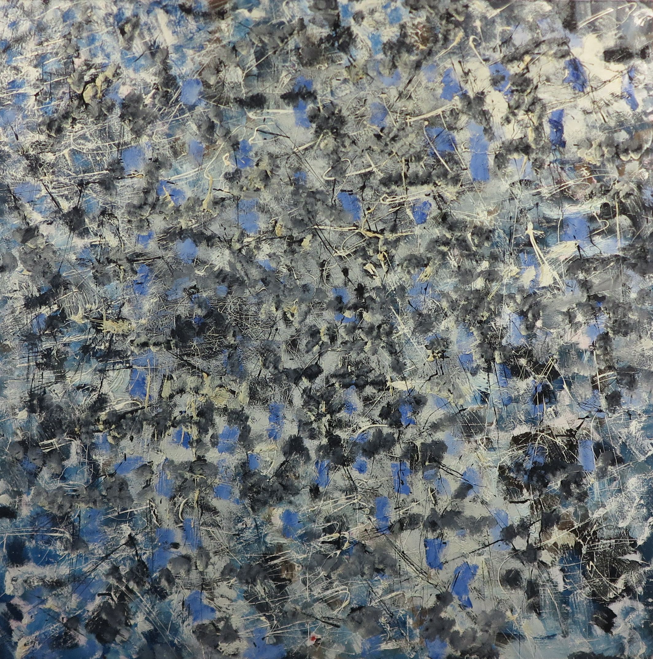 AcheterAngelos Tassopoulos - Olieverf op doek, Abstracte compositie - Zeer groot? Enchérissez de 300!