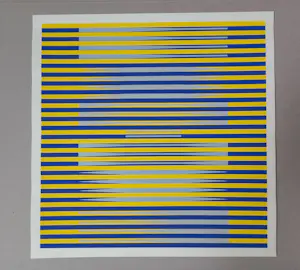 Ulrich Otto - Ohne Titel - Op Art - Farbstarker Siebdruck Edition Domberger 1974 kaufen? Bieten Sie von 80!