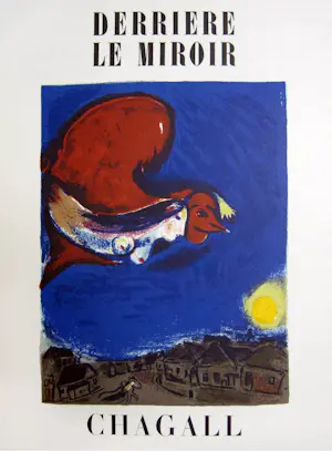 Marc Chagall - 2 Farb-Lithographien "Derriere Le Miroir" von 1950 kaufen? Bieten Sie von 180!