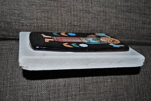 Henk Potters - Keramisch bord+Tegel+Gesign. boekwerk: 'Henk Potters, Kunstschilder en Keramist' kopen? Bied vanaf 40!