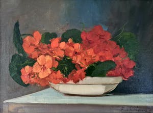 Niet of onleesbaar gesigneerd - Bloemenstilleven kopen? Bied vanaf 1!