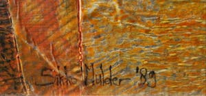 Sikko Mulder - Friese kunst, Vuurboetsduin, mooi groot werk! kopen? Bied vanaf 850!