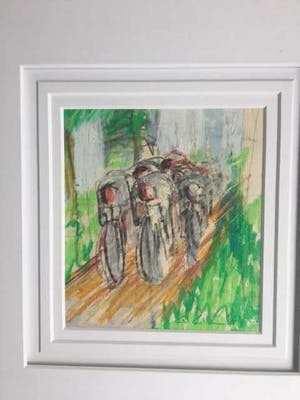 Wil Willemsen - 'wielrenners' kopen? Bied vanaf 300!