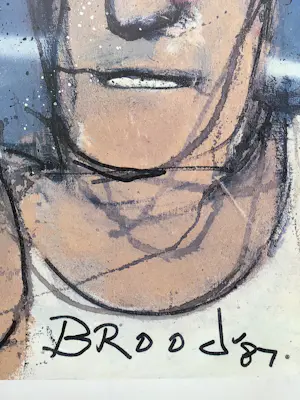 Herman Brood - Offsetlitho, gesigneerd in de druk kopen? Bied vanaf 25!