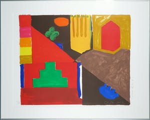 Cees Dolk - Zeefdruk, Tulpen & zo 8 - Ingelijst kopen? Bied vanaf 1!