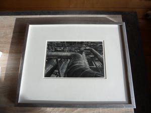 Ali Koers - Krijt tekening. Titel, "Powerplant". kopen? Bied vanaf 40!