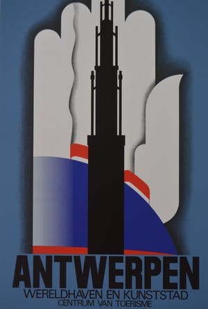 Lucien De Roeck - Antwerpen, kunststad, centrum van toerisme. (1934) - 1993 kopen? Bied vanaf 75!