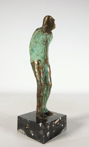 Sjer Jacobs - Brons, Staande man kopen? Bied vanaf 200!