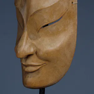 Niet of onleesbaar gesigneerd - Japans theater masker, Noh! kopen? Bied vanaf 1!