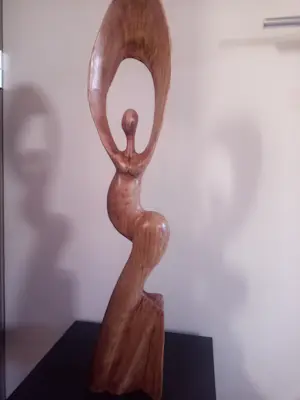 Niet of onleesbaar gesigneerd - Afrikaanse beeld kopen? Bied vanaf 1!