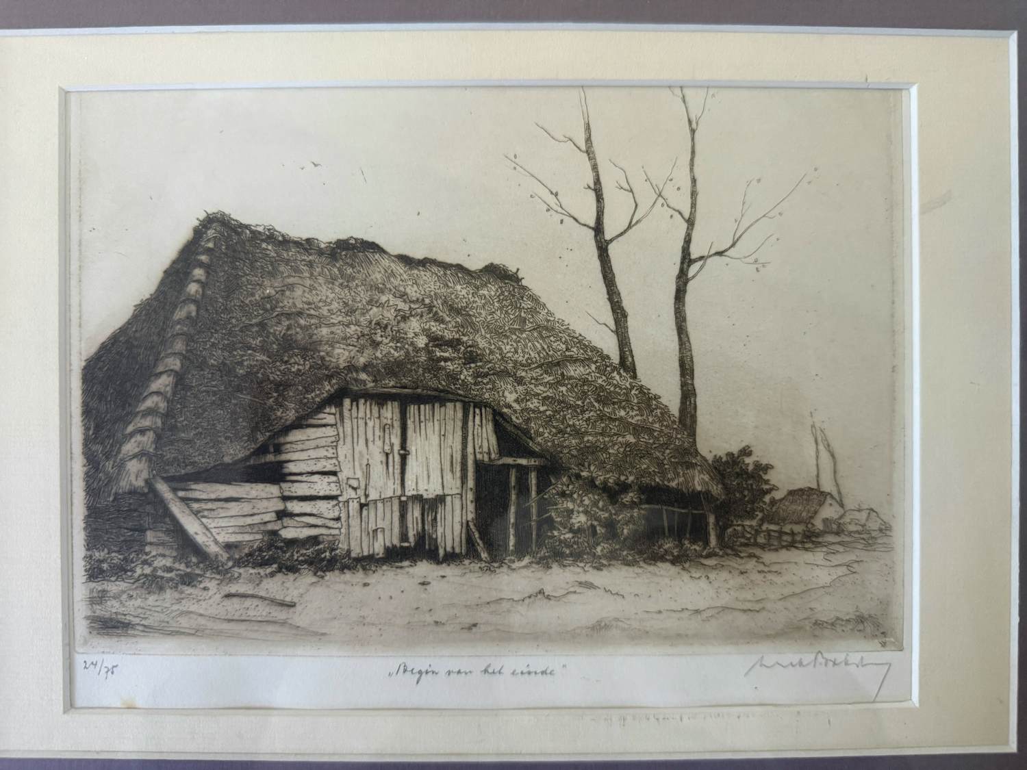 Dirk Baksteen - Ets Dirk Baksteen kopen? Bied vanaf 75!