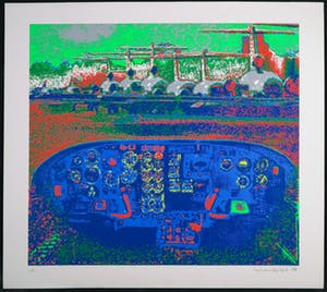 Henk van der Vet - Zeefdruk, Zonder titel kopen? Bied vanaf 1!