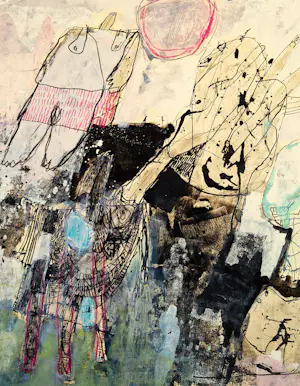 Hannes Postma - Grote in 1962 gemaakte gemengde techniek "grand Spectacle" gesigneerd kopen? Bied vanaf 76!