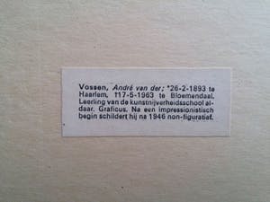 Andre van der Vossen - aquarel - zonder lijst - goede staat - landschap met huisje bij het meer kopen? Bied vanaf 1!