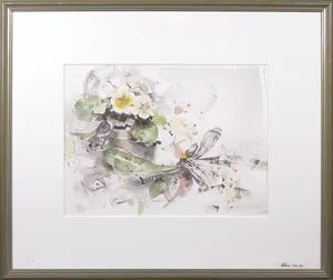 Gabriele Mierzwa - Litho, Bloemen - Ingelijst kopen? Bied vanaf 1!