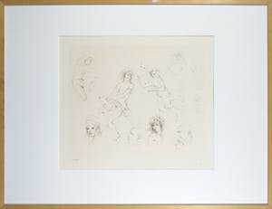 Leonor Fini - Ets, Zonder titel - Ingelijst kopen? Bied vanaf 50!