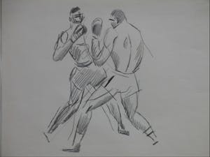 Herman Bieling - Drie bokstekeningen - Potlood/inkt penseel kopen? Bied vanaf 45!
