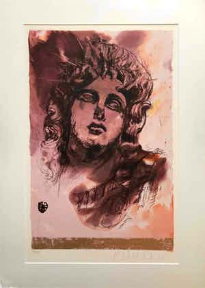 Gerti Bierenbroodspot - Grote Zeefdruk "Levenskunst" verkocht voor € 40!