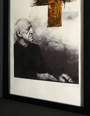 Josef Istler - Uniek Mixed Media Werk – XL – Portret van CoBrA-kunstenaar Istler kopen? Bied vanaf 1190!