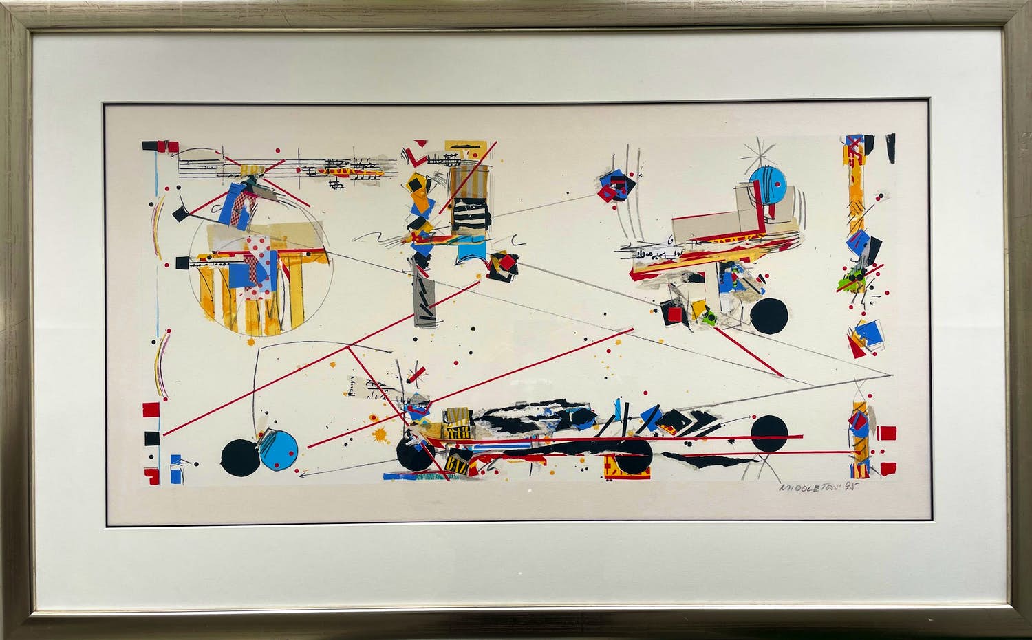 Sam Middleton - Drum Sticks groot formaat verkocht voor € 130!