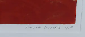 Harrie Gerritz - Zeefdruk, Autumn Clouds - Ingelijst kopen? Bied vanaf 50!