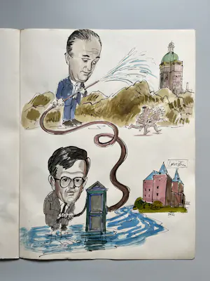 Otto Dicke - Spotprenten kopen? Bied vanaf 350!