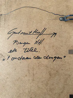 Gert van 't Hoff - 't Ontstaan der Dingen kopen? Bied vanaf 35!