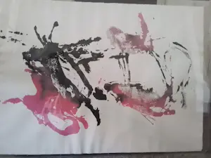 Anton Heyboer - Geen titel , 2 werken in 1 lijst! kopen? Bied vanaf 150!