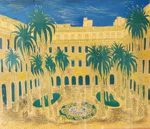 Charles Eyck - Charles Eyck - Patio, litho verkocht voor € 60!