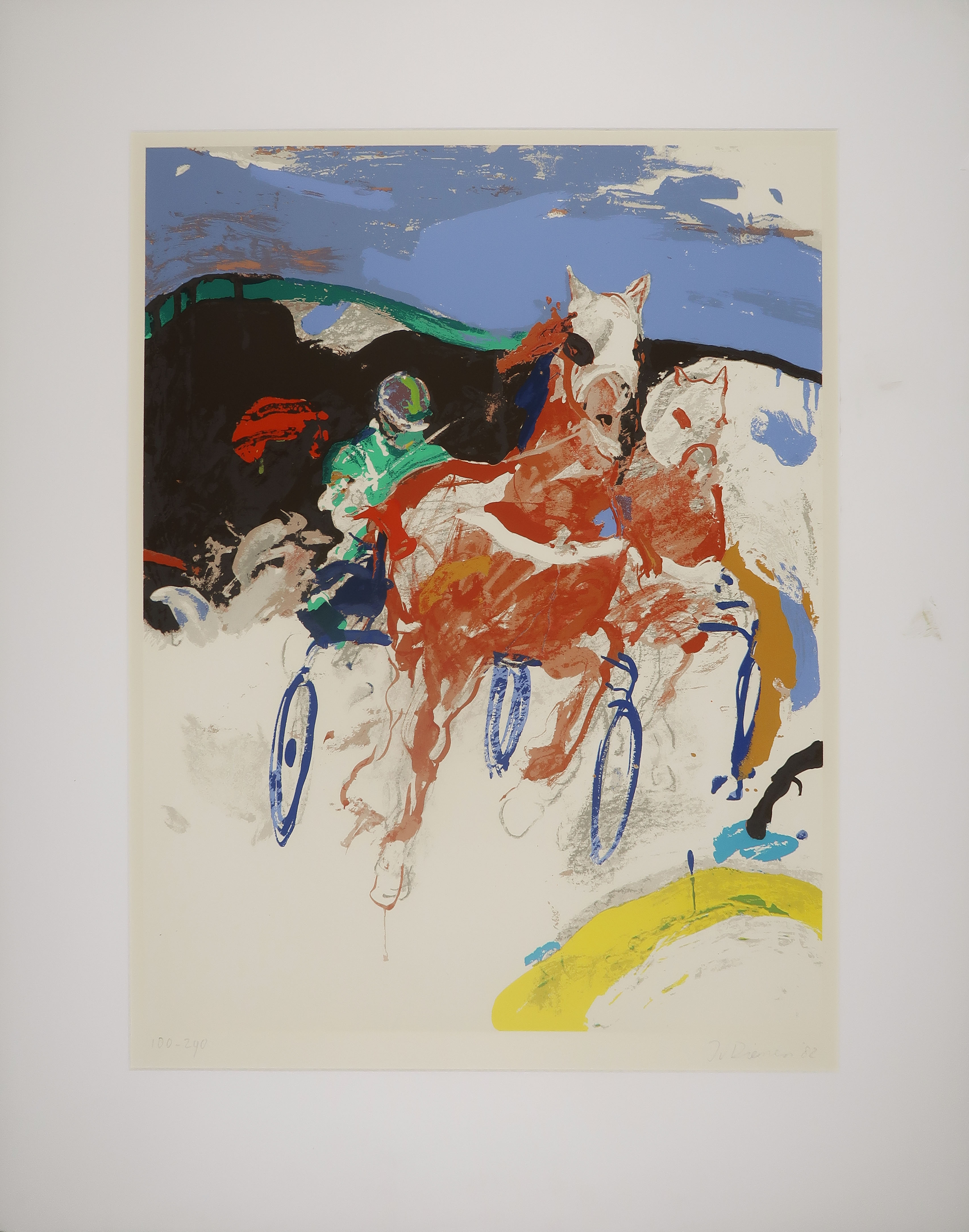 Jan van Diemen - Zeefdruk, Dravers kopen? Bied vanaf 20!