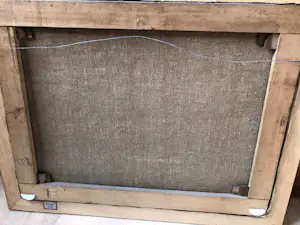 Prosper Bosteels - Boerderij , hooimijt en bomen in bloei. kopen? Bied vanaf 150!