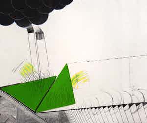Drewes de Wit - Industrieel landschap, ets verkocht voor € 50!