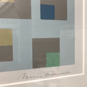 Marisa Onderwater - Mooie ingelijste kleurenzeefdruk - 1990 - 1/8 kopen? Bied vanaf 65!