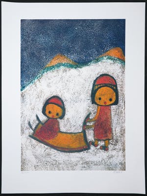 Giovanni Vetere - Zeefdruk, Sneeuwpret kopen? Bied vanaf 1!