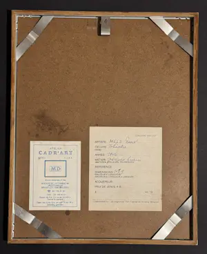 Rene Mels - Das Theater – 1946 – Seltene signierte Kaltnadelradierung – gerahmt kopen? Bied vanaf 50!