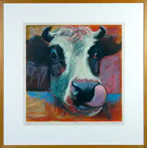 Theo Onnes - Zeefdruk, Noor - Ingelijst vendu pour 50€ !