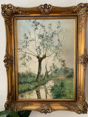 Paul van der Ven - Landschap, bomen langs de sloot kaufen? Bieten Sie von 75!