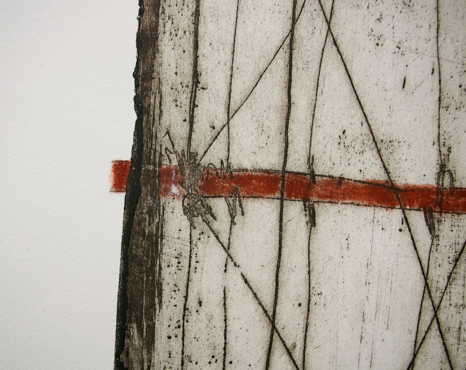 Niet of onleesbaar gesigneerd - grote ets - 'Totem' - gesigneerd kopen? Bied vanaf 1!