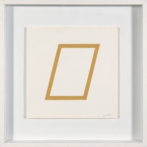 Sol LeWitt - Zeefdruk uit de serie 'Five Geometric Figures in Five Colors' - Ingelijst kopen? Bied vanaf 450!