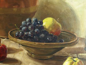 Carel Windt - Olieverf op doek , Stilleven - ingelijst – GROOT –ca 1950 kopen? Bied vanaf 75!