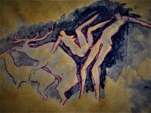 Klaus van der Locht - Intrigerende jaren 60 Grafiek "Copulatie" gesigneerd kopen? Bied vanaf 10!